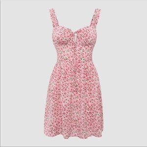 brand new pink floral dress